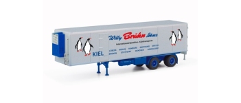 Herpa 87MBS026475 - H0 - Kühlkofferauflieger Willy Bruhn Söhne